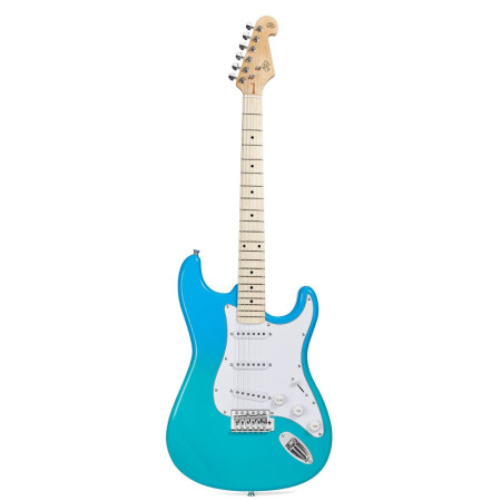 SX SEM1 Elektro Gitar (Blue Glow)